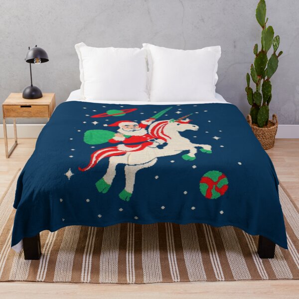 Item preview, Santa and Unicorn designed and sold by amyaspeterson.