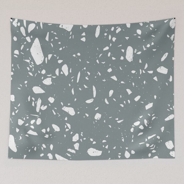 Item preview, Classic Grey and White Terrazzo Pattern designed and sold by thesnowwhyte.