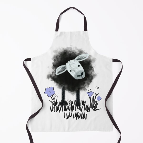 Item preview, Black Sheep on Periwinkle designed and sold by Christine Philbrick.