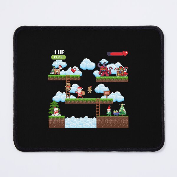 Item preview, Santa vs Krampus Pixel Art 8-Bit Ugly Christmas Gaming designed and sold by amyaspeterson.