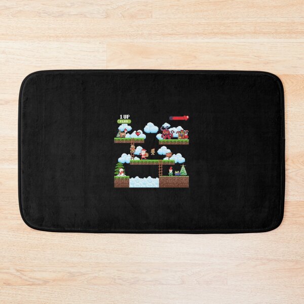 Item preview, Santa vs Krampus Pixel Art 8-Bit Ugly Christmas Gaming   designed and sold by amyaspeterson.