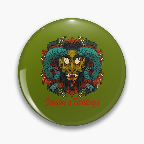 Item preview, Season’s Beatings Krampus   designed and sold by amyaspeterson.