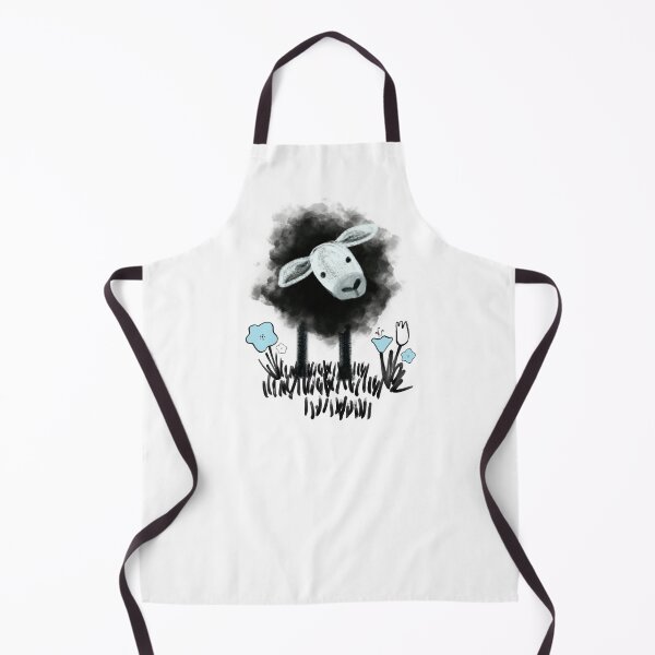 Item preview, Black Sheep on Aqua designed and sold by Christine Philbrick.