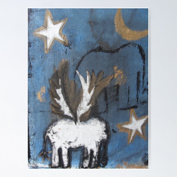 Item preview, flying elephant designed and sold by Collyn Barr.