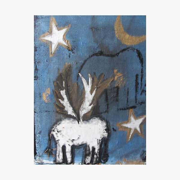 Item preview, elefante volador designed and sold by Collyn Barr.