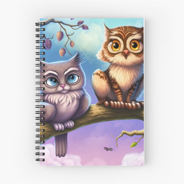 Item preview, A Cat And An Owl designed and sold by TheBaconStudio.