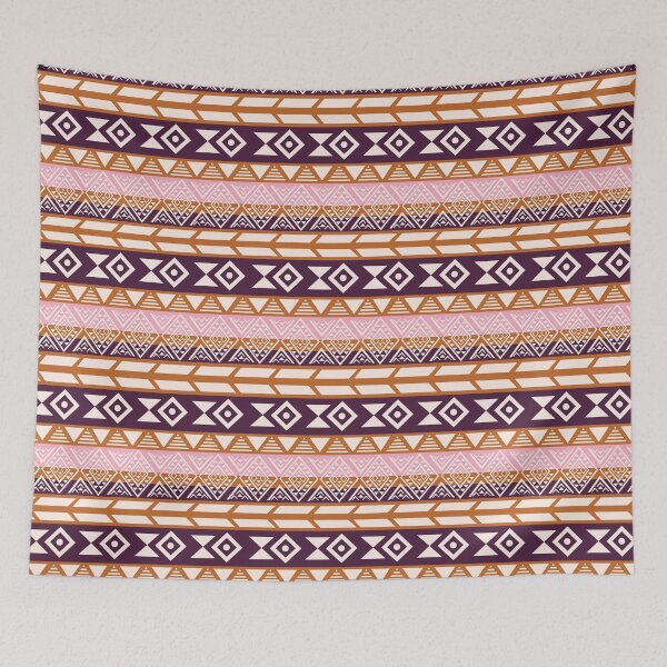 Item preview, Pink, Blue Colorful Aztec, Mexican, Ukrainian watercolor flat design. iPhone or Samsung Phone Case Cover designed and sold by RoManSmArt.