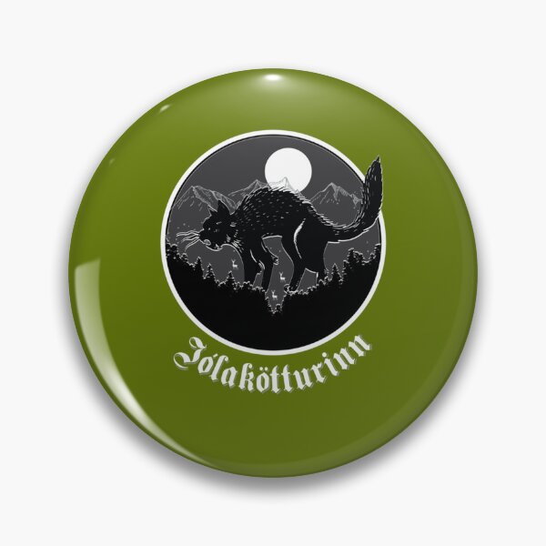 Item preview, Yule Cat Jolakotturinn Icelandic Folklore  Fitted Scoop  designed and sold by amyaspeterson.