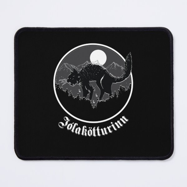 Item preview, Yule Cat Jolakotturinn Icelandic Folklore  Fitted Scoop  designed and sold by amyaspeterson.