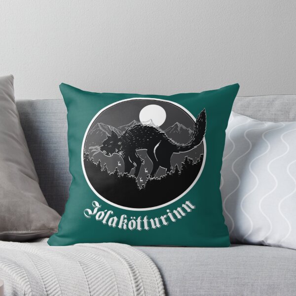 Item preview, Yule Cat Jolakotturinn Icelandic Folklore  Fitted Scoop  designed and sold by amyaspeterson.