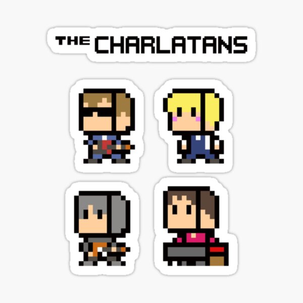 Aperçu de l'œuvre LES CHARLATANS 19 créée et vendue par xavierltshirts.