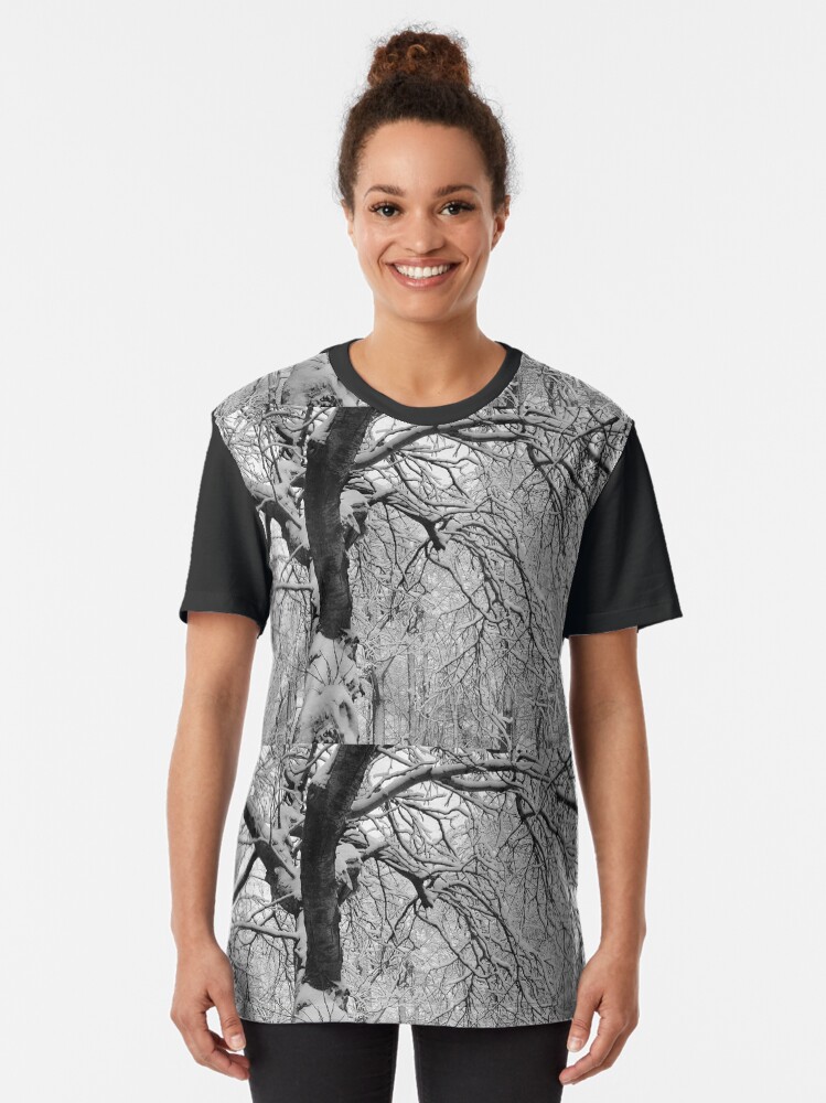 Alternate view of Frozen Forest Graphic T-Shirt