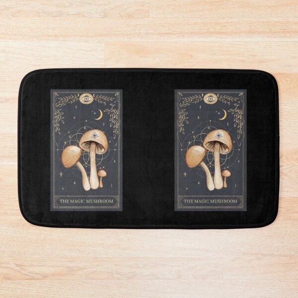 Item preview, Magic Mushrooms Tarot Throw Blanket designed and sold by MagicWolfStar.