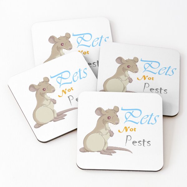 Item preview, Pets not Pests Rat Poster designed and sold by LlGHT-BRlNGER.