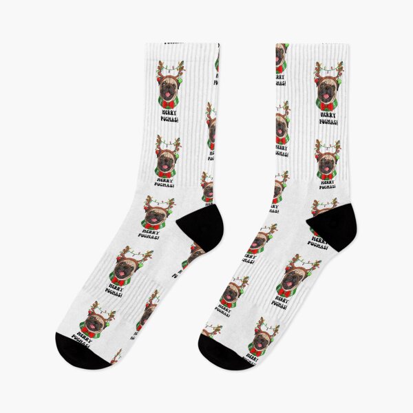 Item preview, Merry Pugmas cute christmas pug dog design designed and sold by ashdenent.
