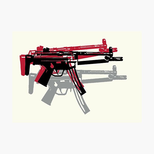 Vista previa del artículo con la obra «MP5 Andy Warhol», diseñado y vendido por willdunphey.