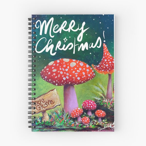 Artikelvorschau, Frohe Weihnachten - Winter-Fliegenpilze - feenhaftes Weihnachten entworfen und verkauft von Shadowspark Creations.
