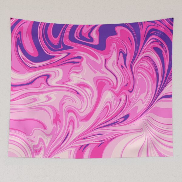Item preview, Pink Chic Melt Liquid Abstract Artwork designed and sold by patternsoup.