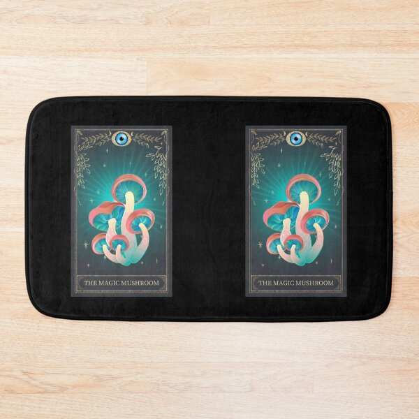 Item preview, Magic Mushrooms Tarot Throw Pillow designed and sold by MagicWolfStar.