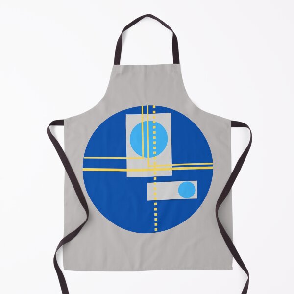 Item preview, Geometrical Grey and Blue Tondo designed and sold by TondoMeander.