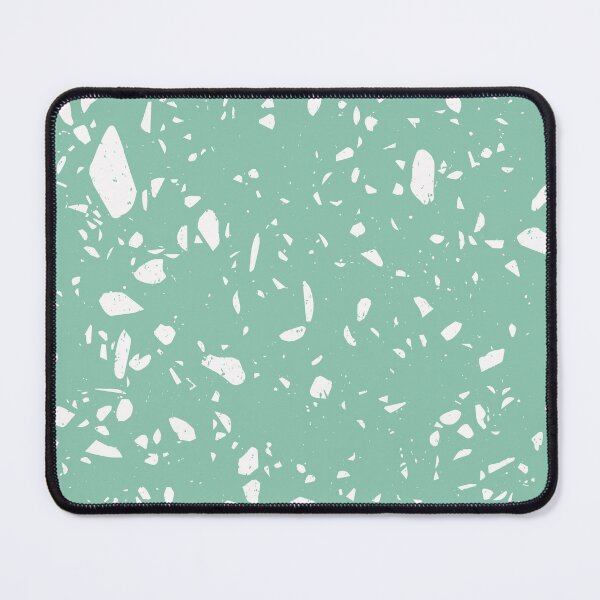 Item preview, Mint Green and White Terrazzo Pattern designed and sold by thesnowwhyte.