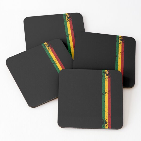 Item preview, Reggae Rasta Rastafari Jamaica Color Stripe designed and sold by PartyShirts1.