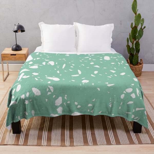 Item preview, Mint Green and White Terrazzo Pattern designed and sold by thesnowwhyte.