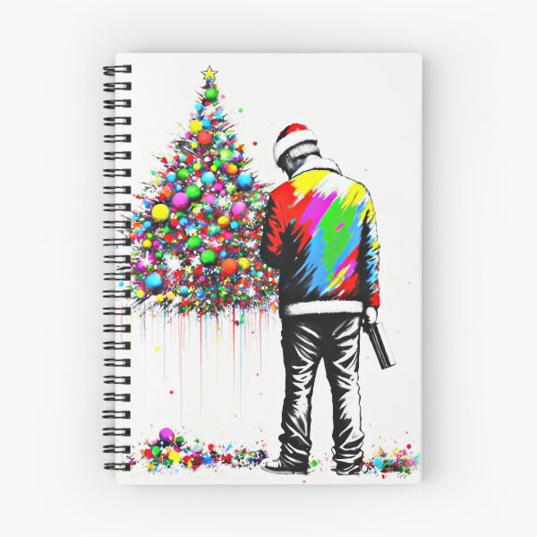 Item preview, CHRISTMAS TREE GRAFFITI Midjourney AI Artwork designed and sold by davidjulie.