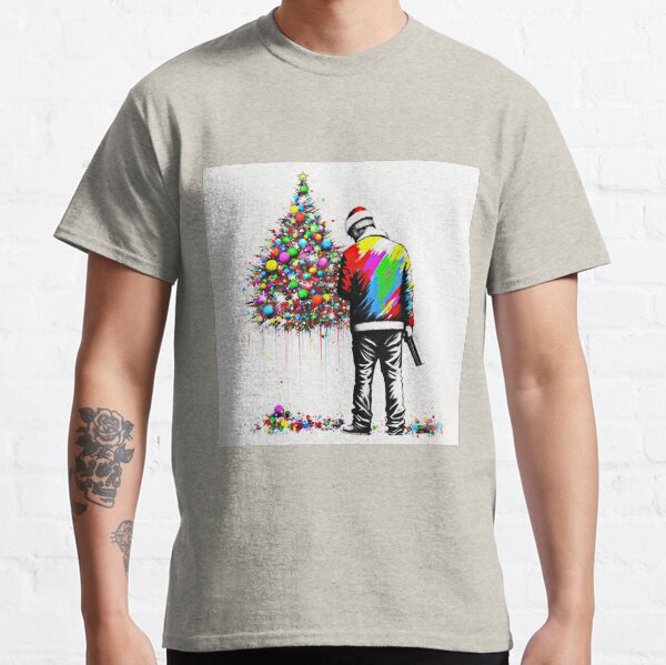 Item preview, CHRISTMAS TREE GRAFFITI Midjourney AI Artwork designed and sold by davidjulie.