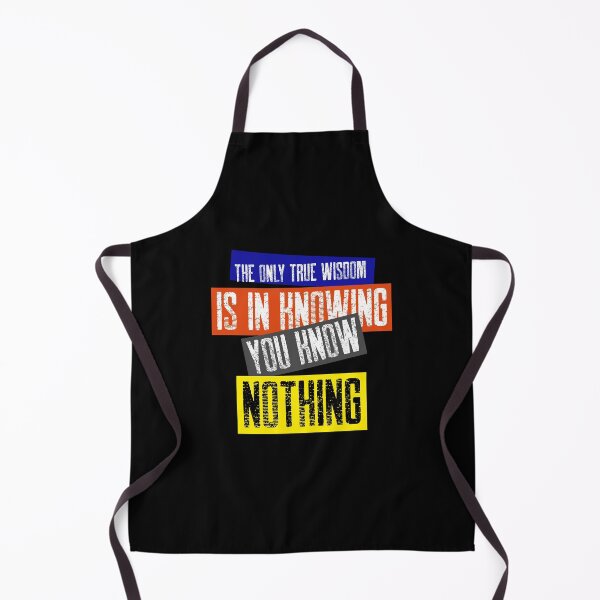 Item preview, The Only True Wisdom is In Knowing You Know Nothing - Inspirational Quotes designed and sold by theredsharp.