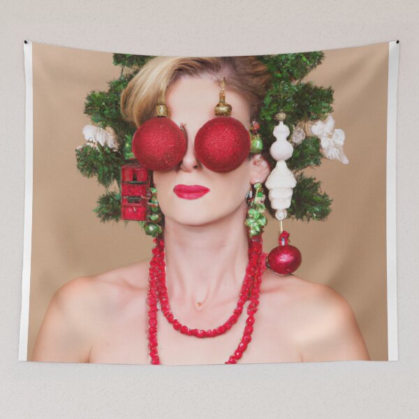Item preview, Ai Art, Ai Print, Painting Altered Art, Fashion Portrait Painting, Ai Christmas, Art by Ai ,Gift designed and sold by RadRococo.
