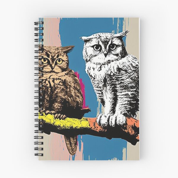 Item preview, A Cat And An Owl designed and sold by TheBaconStudio.