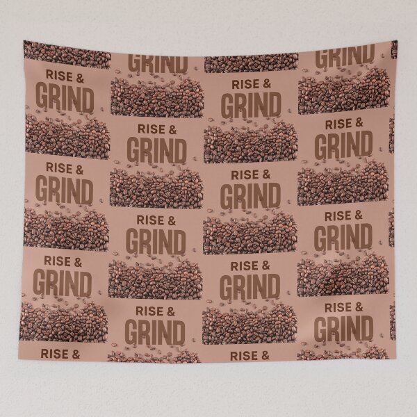 Item preview, Rise and Grind - Coffee Beans designed and sold by MtWoodsonSales.