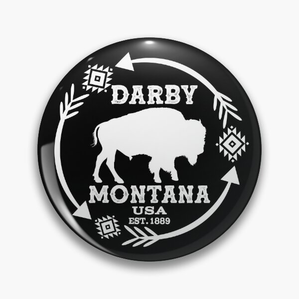 Item preview, Darby, Montana - USA  - With Buffalo designed and sold by handsoftime2020.