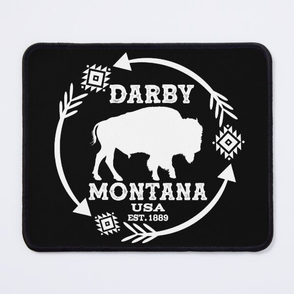 Item preview, Darby, Montana - USA  - With Buffalo designed and sold by handsoftime2020.
