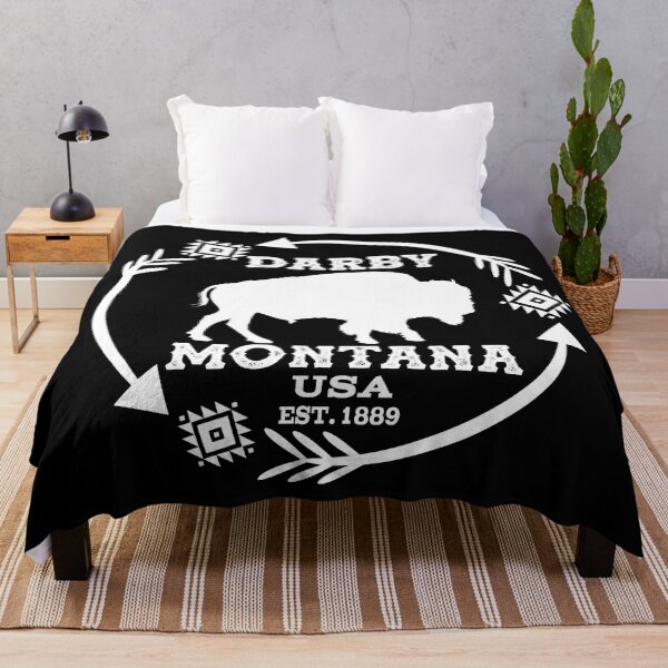 Item preview, Darby, Montana - USA - With Buffalo designed and sold by handsoftime2020.