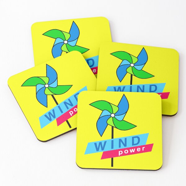 Item preview, Wind Power (flags) original design designed and sold by pop-and-bee.