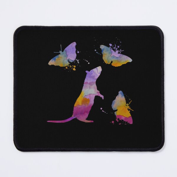 Item preview, Rat Art, Rats Butterfly Art, Rats And Butterflies designed and sold by BittenByErmines.