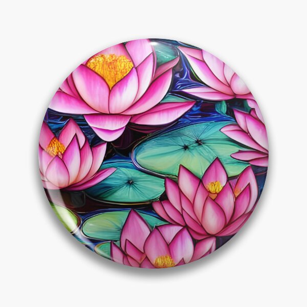 Item preview, Pink lotuses designed and sold by Fungidelight.