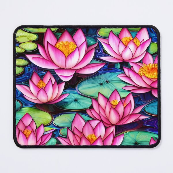 Item preview, Pink lotuses designed and sold by Fungidelight.