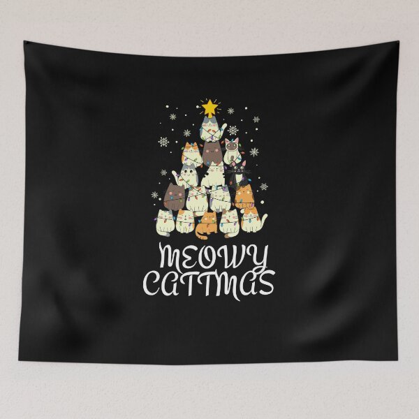 Item preview,  FUNNY CHRISTMAS TREE WITH CATS designed and sold by INKZ Store.