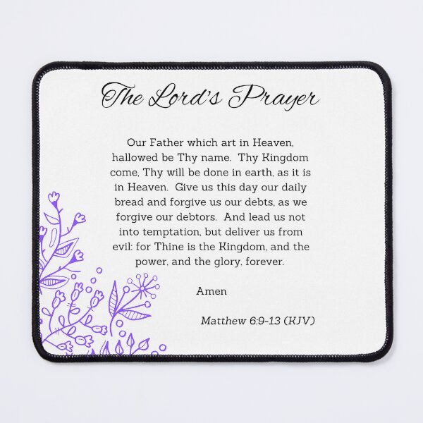 Item preview, The Lords Prayer Bible Verse Christian Art designed and sold by Tammy Marie Russell.