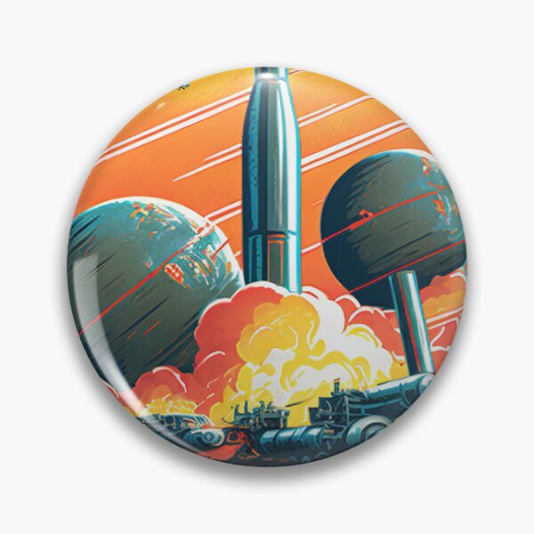 Item preview, Artwork of Keep Calm and Hit Nukes Colorful Sticker  designed and sold by TheCreativeFab.