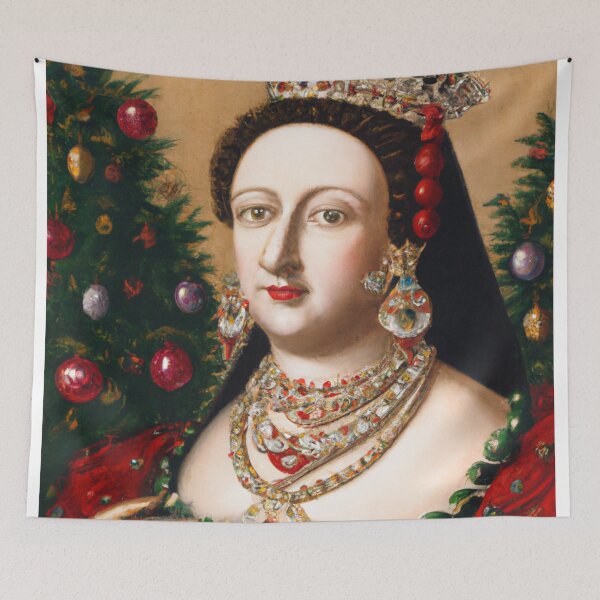 Item preview, Ai Art, Ai Print, Painting Altered Art, Fashion Portrait Painting, Ai Christmas, Art by Ai ,Gift designed and sold by RadRococo.