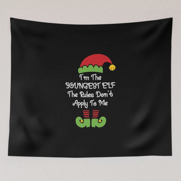 Item preview, The Youngest Elf Christmas Shirt designed and sold by bernd49.