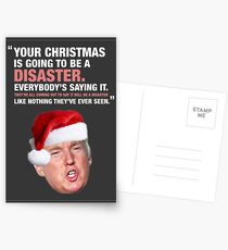 Christmas Disaster - Donald Trump Postcards