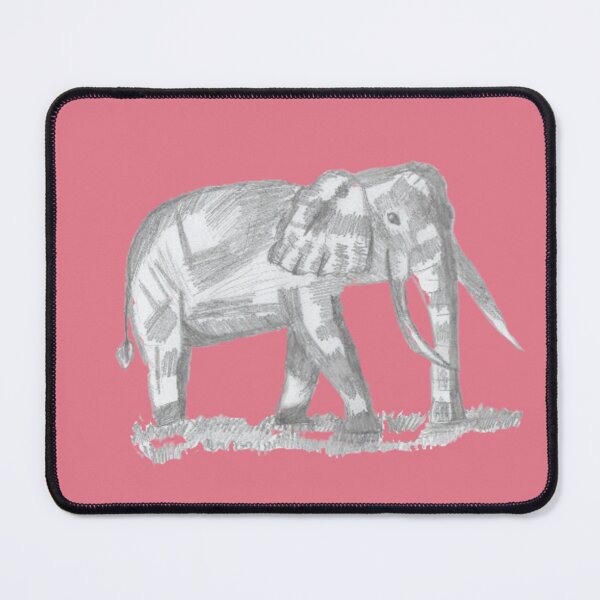 Item preview, Elephant (black&white) designed and sold by mila-ola.