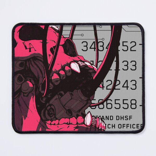 Item preview, Cyberpunk Skull Glitch Cyborg designed and sold by OWLvision33.