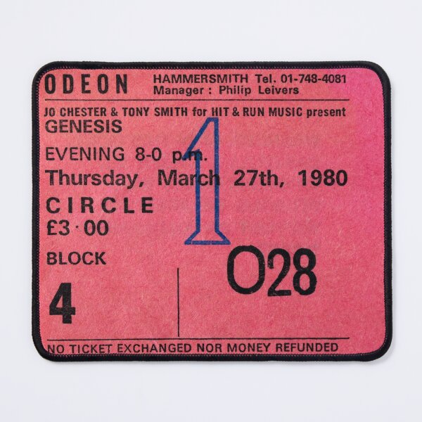Item preview, Genesis Ticket Hammersmith Odeon 1980 designed and sold by Flo Smith.