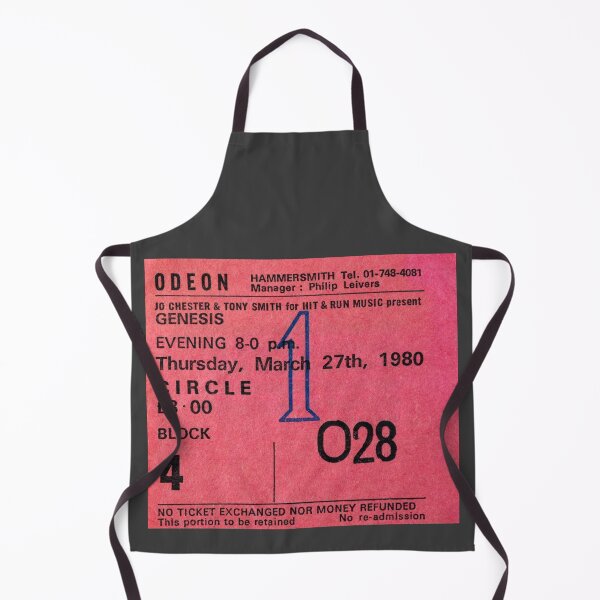 Item preview, Genesis Ticket Hammersmith Odeon 1980 designed and sold by Flo Smith.
